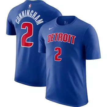 Футболка с коротким рукавом Nike Detroit Pistons, синий