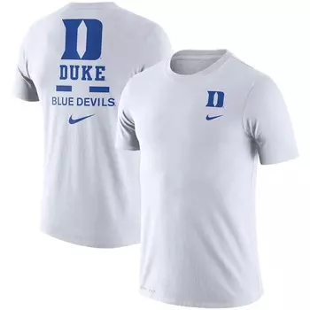 Футболка с коротким рукавом Nike Duke Blue Devils, белый