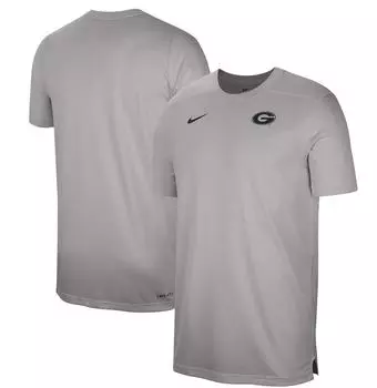 Футболка с коротким рукавом Nike Georgia Bulldogs, серый