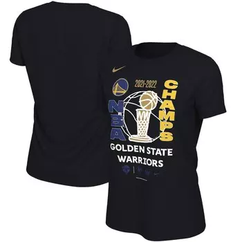 Футболка с коротким рукавом Nike Golden State Warriors, черный