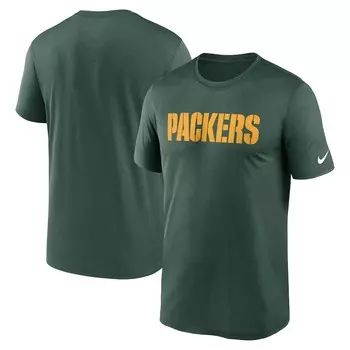 Футболка с коротким рукавом Nike Green Bay Packers, зеленый