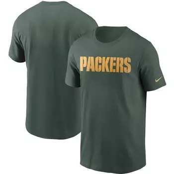 Футболка с коротким рукавом Nike Green Bay Packers, зеленый