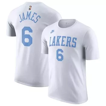 Футболка с коротким рукавом Nike Los Angeles Lakers, белый