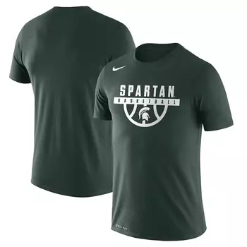 Футболка с коротким рукавом Nike Michigan State Spartans, зеленый