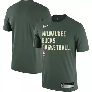 Футболка с коротким рукавом Nike Milwaukee Bucks, зеленый