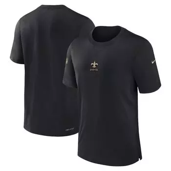 Футболка с коротким рукавом Nike New Orleans Saints, черный
