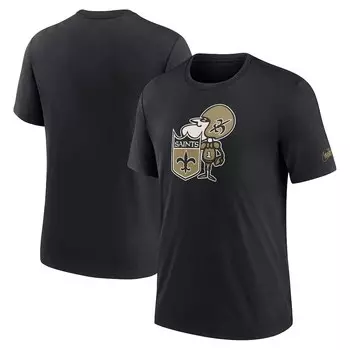 Футболка с коротким рукавом Nike New Orleans Saints, черный