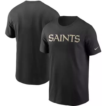 Футболка с коротким рукавом Nike New Orleans Saints, черный