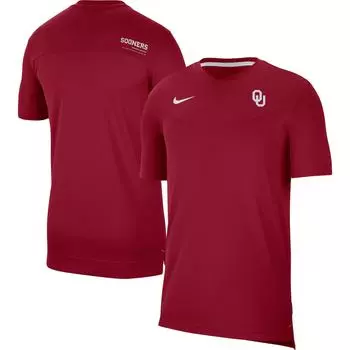 Футболка с коротким рукавом Nike Oklahoma Sooners, малиновый