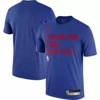 Футболка с коротким рукавом Nike Philadelphia 76Ers, роял