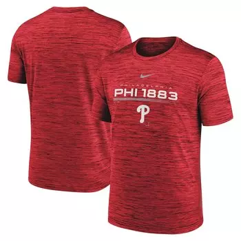 Футболка с коротким рукавом Nike Philadelphia Phillies, красный