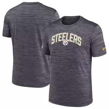 Футболка с коротким рукавом Nike Pittsburgh Steelers, черный