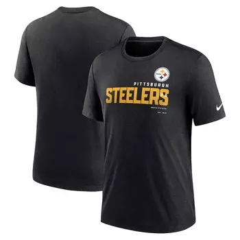 Футболка с коротким рукавом Nike Pittsburgh Steelers, черный