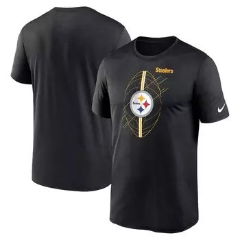 Футболка с коротким рукавом Nike Pittsburgh Steelers, черный