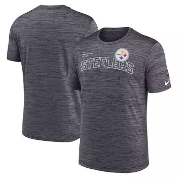 Футболка с коротким рукавом Nike Pittsburgh Steelers, черный
