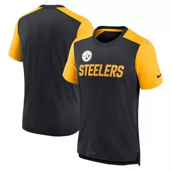 Футболка с коротким рукавом Nike Pittsburgh Steelers, черный