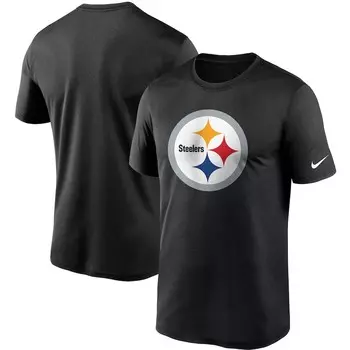 Футболка с коротким рукавом Nike Pittsburgh Steelers, черный