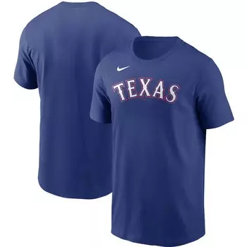 Футболка с коротким рукавом Nike Texas Rangers, роял