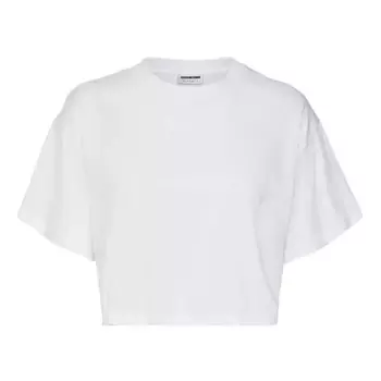 Футболка с коротким рукавом Noisy May Alena FWD, белый