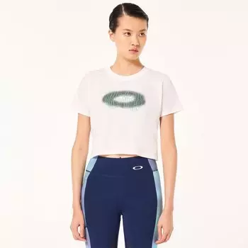 Футболка с коротким рукавом Oakley Pursuit Crop, белый