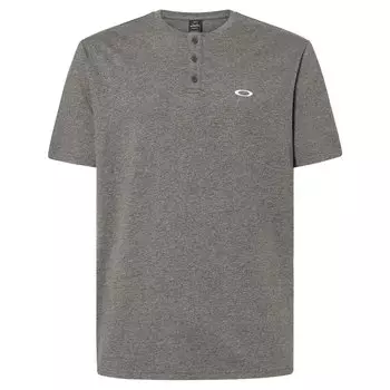 Футболка с коротким рукавом Oakley Relax Henley 2.0, серый