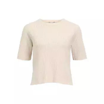 Футболка с коротким рукавом Object Elva, бежевый