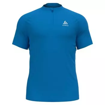 Футболка с коротким рукавом Odlo Essential Trail Zip, синий