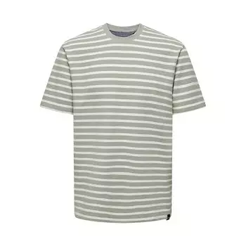 Футболка с коротким рукавом Only & Sons Kian Reg Seersucker, зеленый