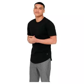 Футболка с коротким рукавом Only & Sons Matt Life Longy, черный