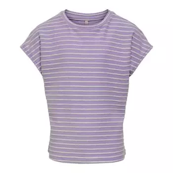 Футболка с коротким рукавом Only & Sons Striped Gelly, фиолетовый