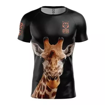 Футболка с коротким рукавом Otso Giraffe, черный