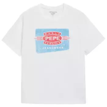 Футболка с коротким рукавом Pepe Jeans 50Th Anniversary 3, белый