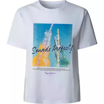 Футболка с коротким рукавом Pepe Jeans Angel, белый