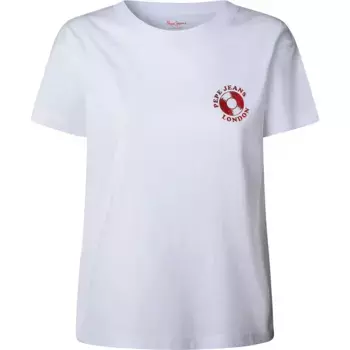 Футболка с коротким рукавом Pepe Jeans Berila, белый