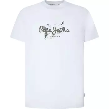 Футболка с коротким рукавом Pepe Jeans Count, белый