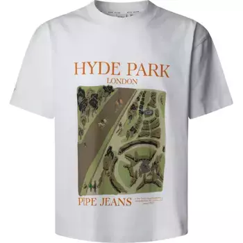 Футболка с коротким рукавом Pepe Jeans Duster Front Tee, белый
