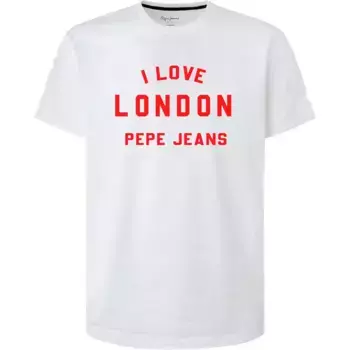 Футболка с коротким рукавом Pepe Jeans London, белый
