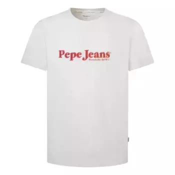 Футболка с коротким рукавом Pepe Jeans PM509649, белый