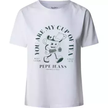 Футболка с коротким рукавом Pepe Jeans Raquel, белый