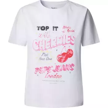 Футболка с коротким рукавом Pepe Jeans Roxane, белый