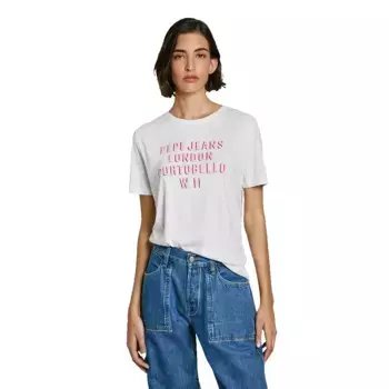 Футболка с коротким рукавом Pepe Jeans Ruby, белый
