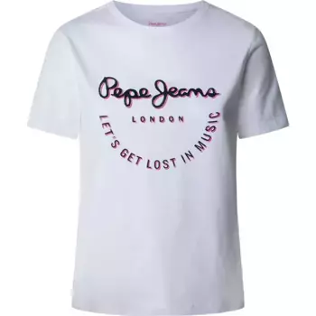 Футболка с коротким рукавом Pepe Jeans Rumer, белый