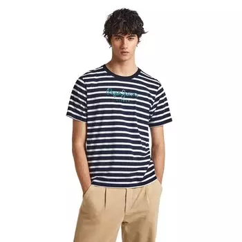 Футболка с коротким рукавом Pepe Jeans Striped Eggo, синий