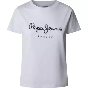 Футболка с коротким рукавом Pepe Jeans Val, белый