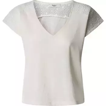 Футболка с коротким рукавом Pepe Jeans Vernetta, белый