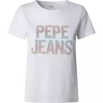 Футболка с коротким рукавом Pepe Jeans Victoria, белый