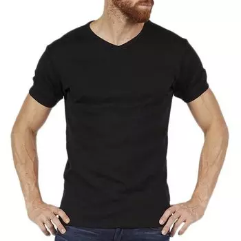 Футболка с коротким рукавом Petrol Industries V-Neck, черный