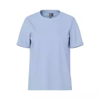 Футболка с коротким рукавом Pieces Ria Fold Up Solid, синий