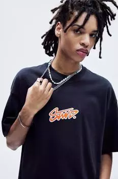 Футболка с коротким рукавом Pull And Bear, синий