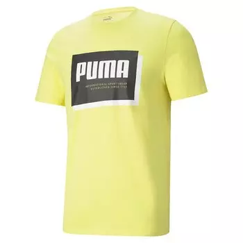 Футболка с коротким рукавом Puma Summer Court Graphic, желтый